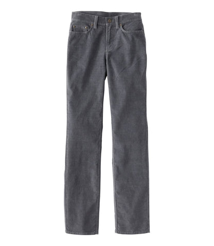 Women's BeanFlex Five-Pocket Corduroy Pants, Mid-Rise Straight-Leg / L.L.Bean