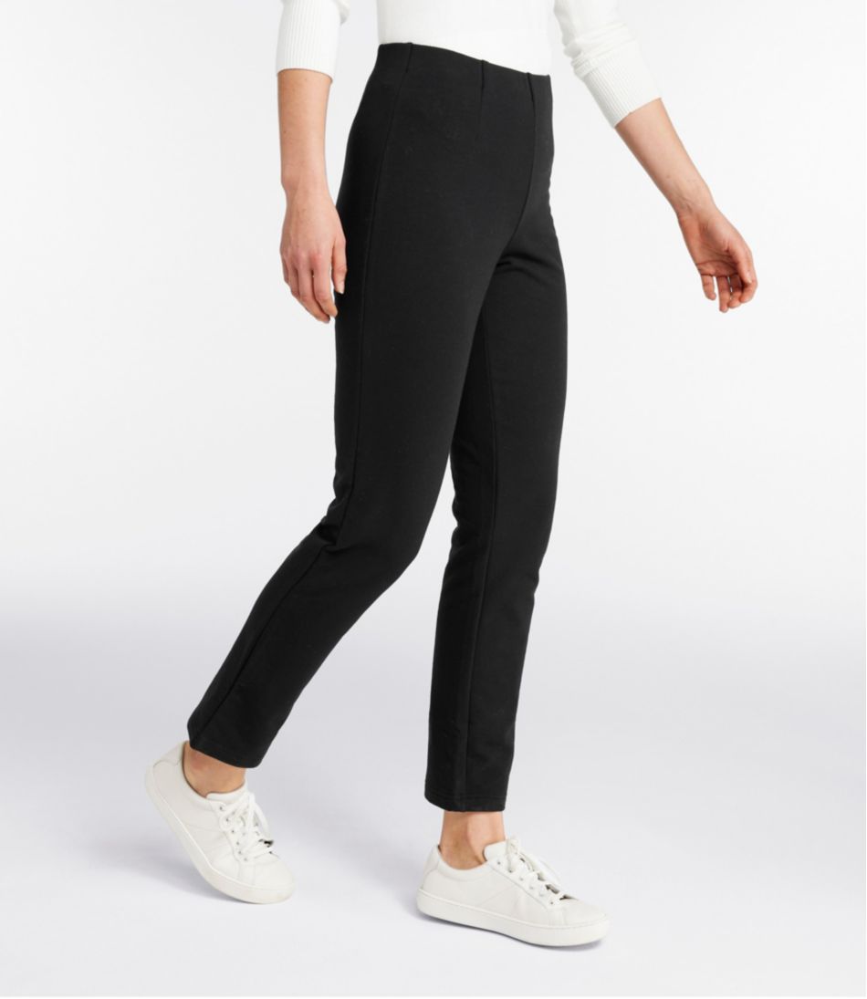 Women's Perfect Fit Pants, Fleece-Backed Slim-Leg / L.L.Bean