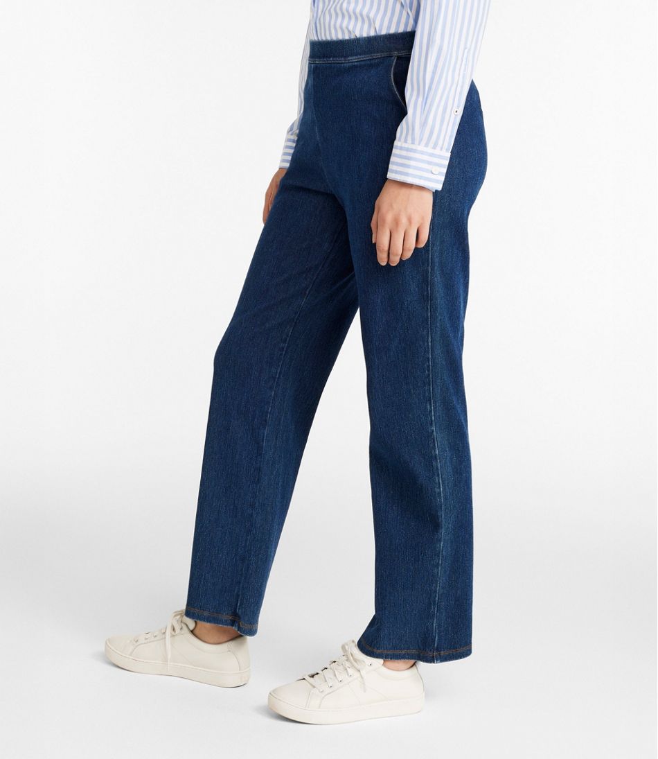 Women's Perfect Fit Pants, Denim Straight-Leg / L.L.Bean