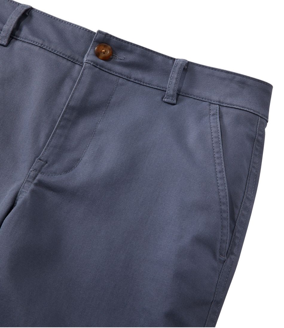 Women's Comfort Stretch Pants, Mid-Rise Straight-Leg Chino / L.L.Bean