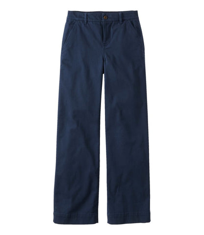 Women's Comfort Stretch Pants, Mid-Rise Wide-Leg Chino / L.L.Bean