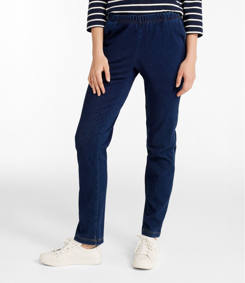 Women's Perfect Fit Pants, Denim Original Tapered Leg / L.L.Bean