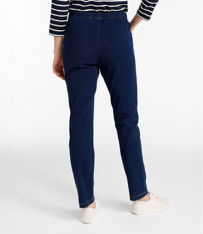 Women's Perfect Fit Pants, Denim Original Tapered Leg / L.L.Bean