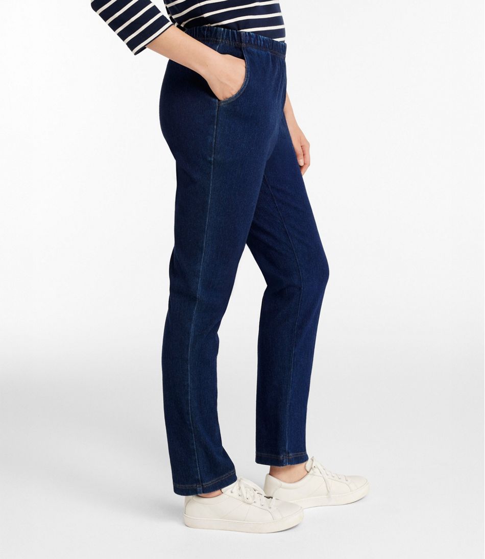 Women's Perfect Fit Pants, Denim Original Tapered Leg / L.L.Bean