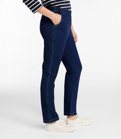 Women's Perfect Fit Pants, Denim Original Tapered Leg / L.L.Bean
