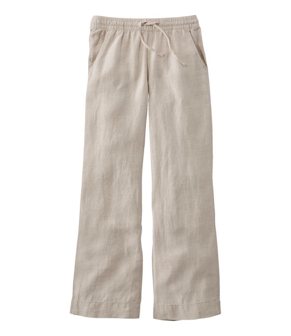 Women's Premium Washable Linen Pull-On Pants / L.L.Bean
