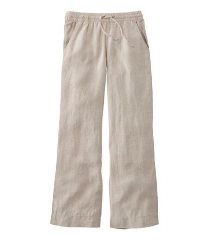 Women's Premium Washable Linen Pull-On Pants / L.L.Bean