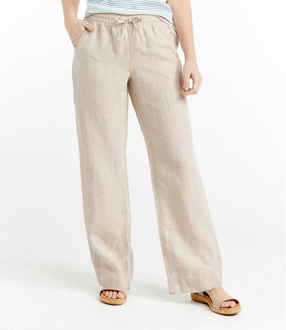 Women's Premium Washable Linen Pull-On Pants / L.L.Bean