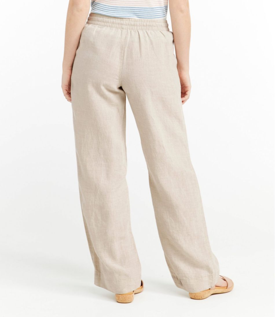 Women's Premium Washable Linen Pull-On Pants / L.L.Bean