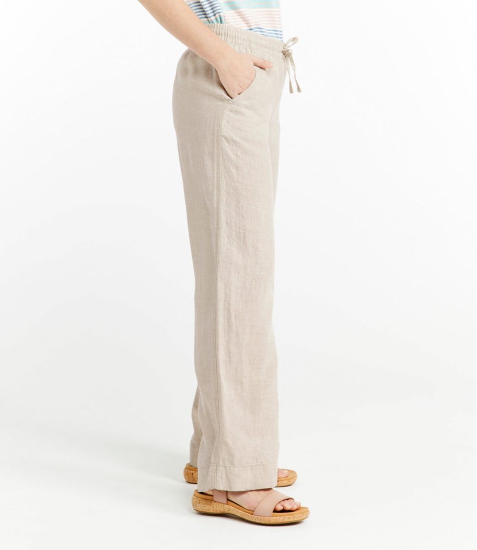 Women's Premium Washable Linen Pull-On Pants / L.L.Bean
