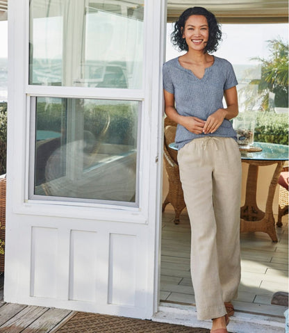 Women's Premium Washable Linen Pull-On Pants / L.L.Bean