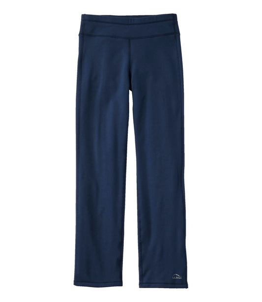 Women's PrimaLoft ThermaStretch Fleece Pants, Mid-Rise Straight-Leg / L.L.Bean