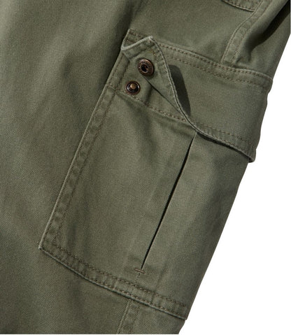 Women's Comfort Stretch Pants, Mid-Rise Straight-Leg Cargo / L.L.Bean