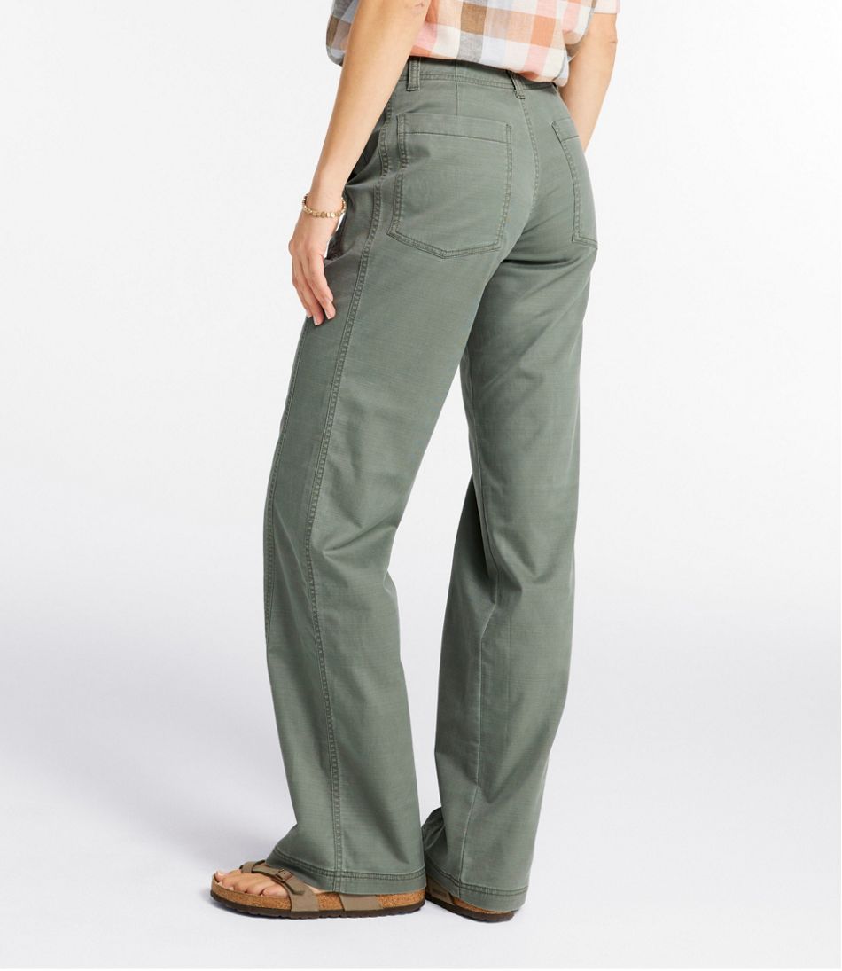 Women's Signature Utility Pants, High-Rise Wide-Leg / L.L.Bean
