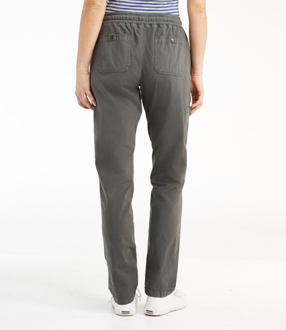 Women's Stretch Ripstop Pull-On Pants, Slim-Leg / L.L.Bean