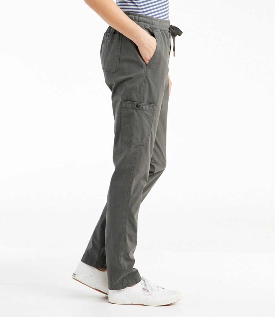 Women's Stretch Ripstop Pull-On Pants, Slim-Leg / L.L.Bean