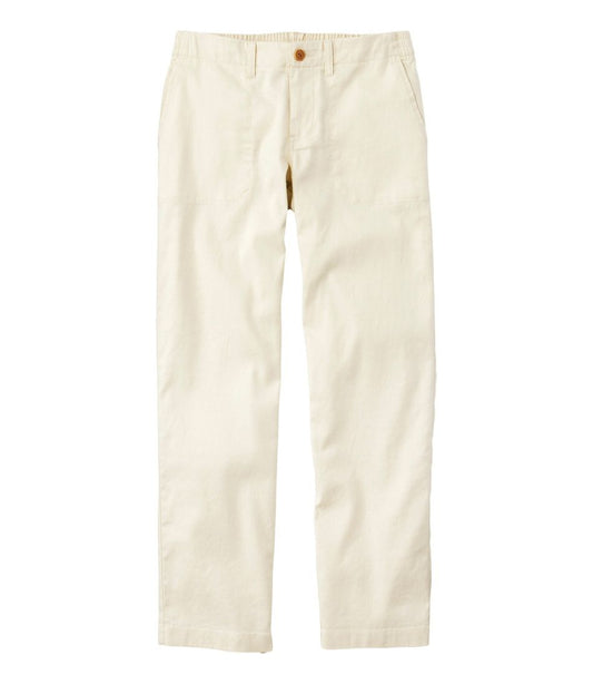 Women's Comfort Stretch Cotton/Linen Pants, High-Rise Ankle / L.L.Bean
