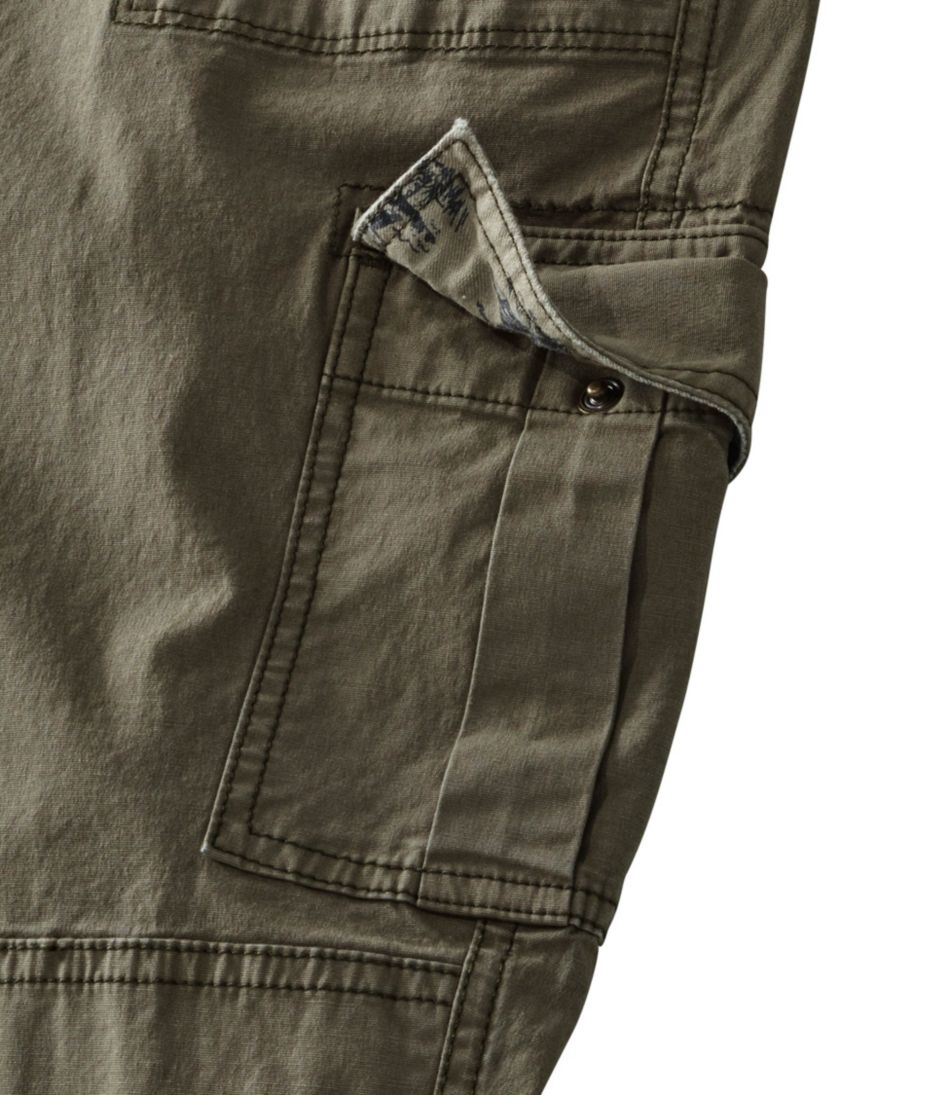 Women's Stretch Canvas Cargo Pants, Mid-Rise Straight-Leg / L.L.Bean