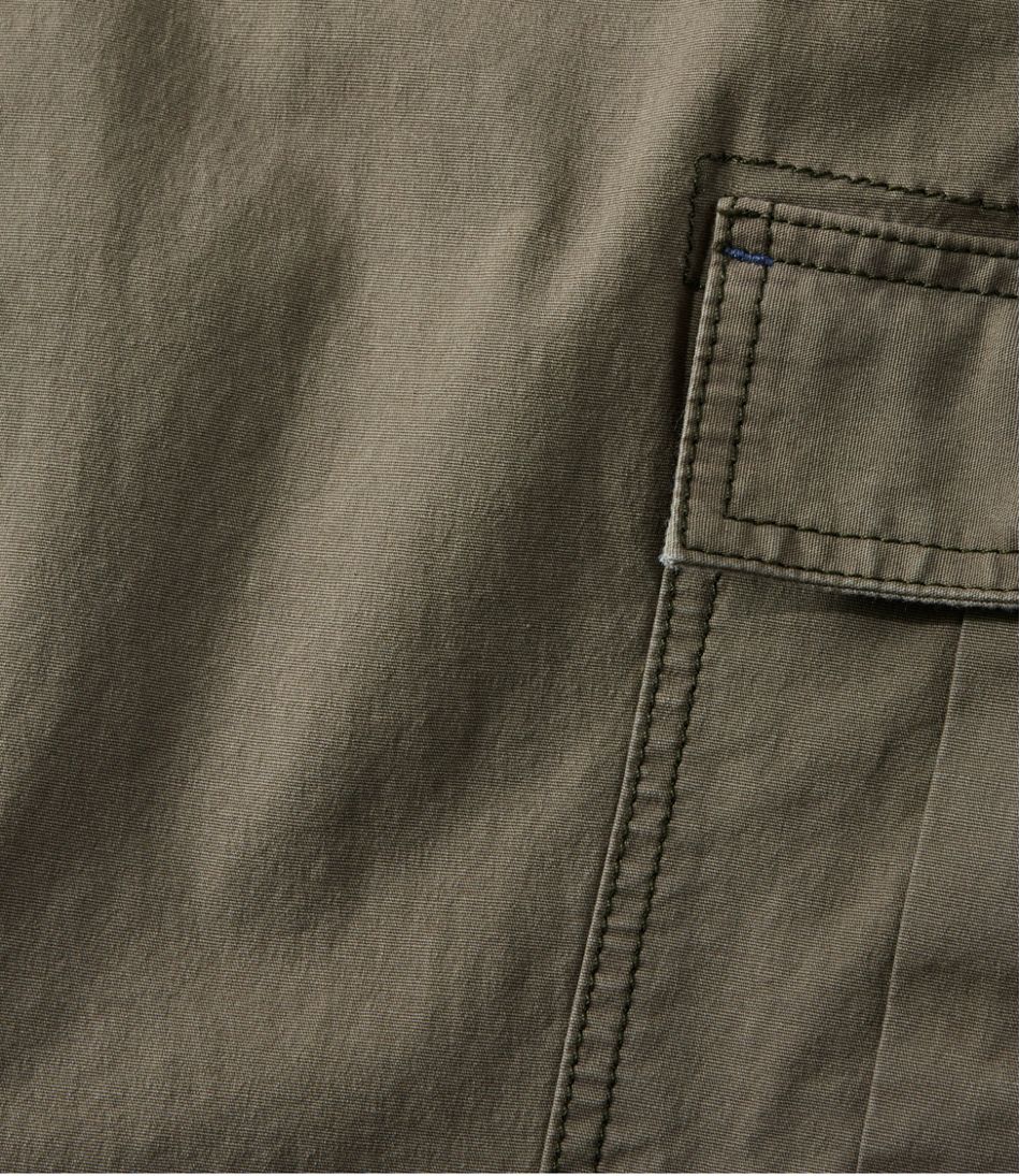 Women's Stretch Canvas Cargo Pants, Mid-Rise Straight-Leg / L.L.Bean