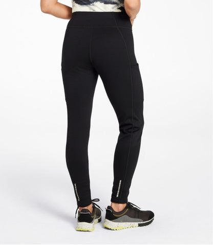 Women's PrimaLoft ThermaStretch Fleece Pocket Tights, Mid-Rise / L.L.Bean