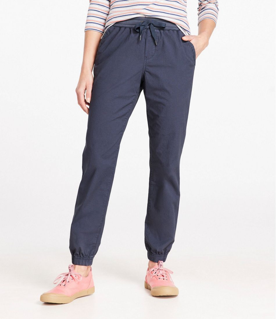Women's Stretch Ripstop Pull-On Pants, Slim-Leg Jogger / L.L.Bean