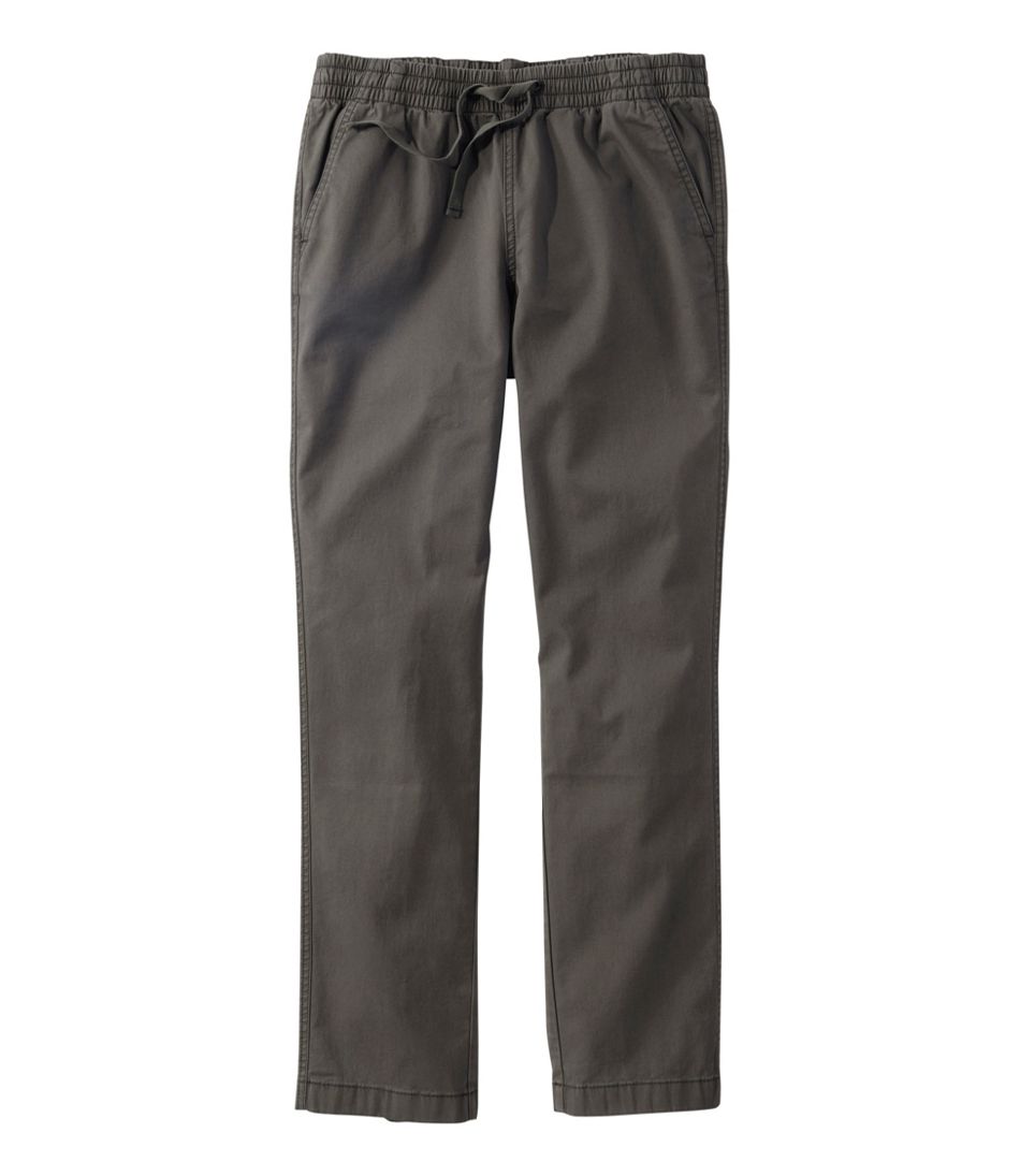 Women's Lakewashed Chino Pants, Mid-Rise Pull-On Ankle / L.L.Bean