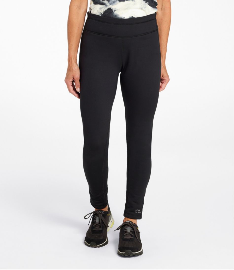 Women's PrimaLoft ThermaStretch Fleece Tights, Mid-Rise / L.L.Bean
