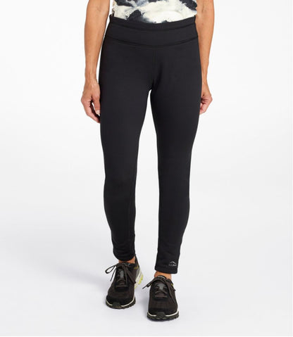 Women's PrimaLoft ThermaStretch Fleece Tights, Mid-Rise / L.L.Bean