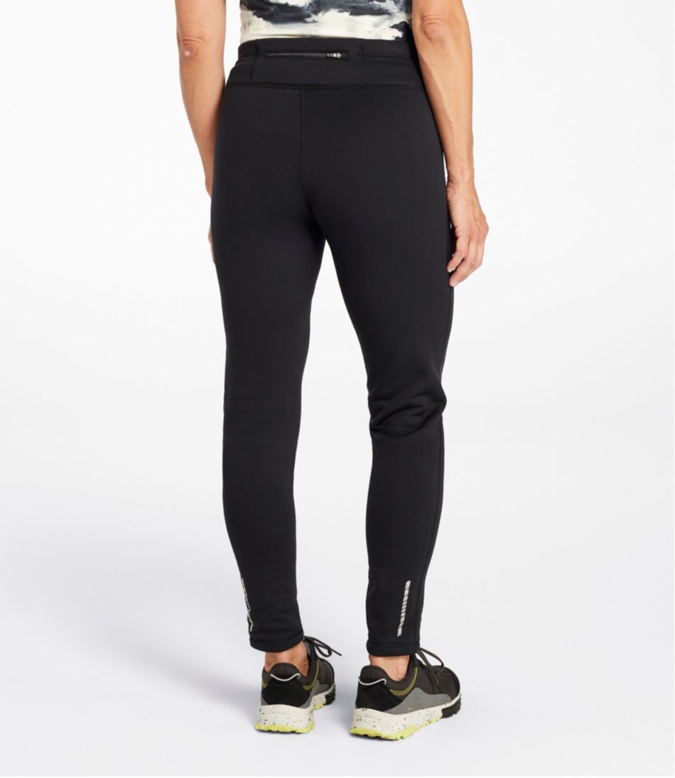 Women's PrimaLoft ThermaStretch Fleece Tights, Mid-Rise / L.L.Bean