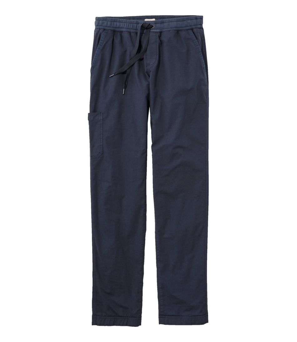 Women's Stretch Ripstop Pull-On Pants, Slim-Leg Fleece-Lined / L.L.Bean