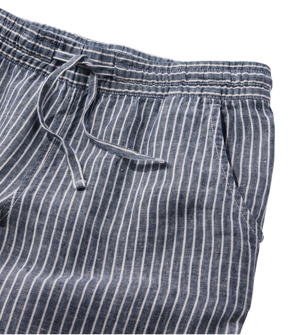 Women's Premium Washable Linen Pull-On Pants, Stripe / L.L.Bean