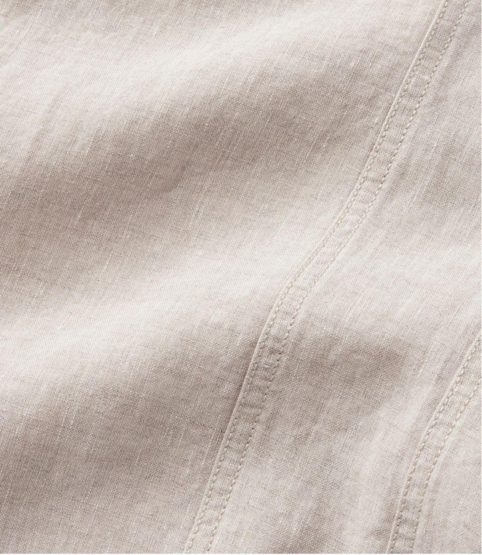 Women's Premium Linen Pull-On Ankle Pants, Mid-Rise Tapered-Leg / L.L.Bean