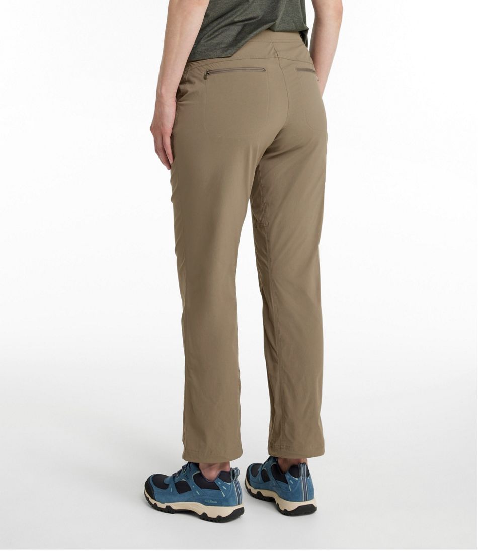 Women's Water-Repellent Comfort Trail Pants, Mid-Rise Straight-Leg / L.L.Bean