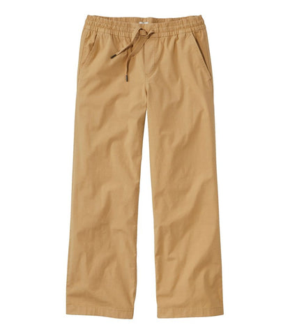 Women's Stretch Ripstop Pull-On Pants, Wide-Leg Ankle / L.L.Bean