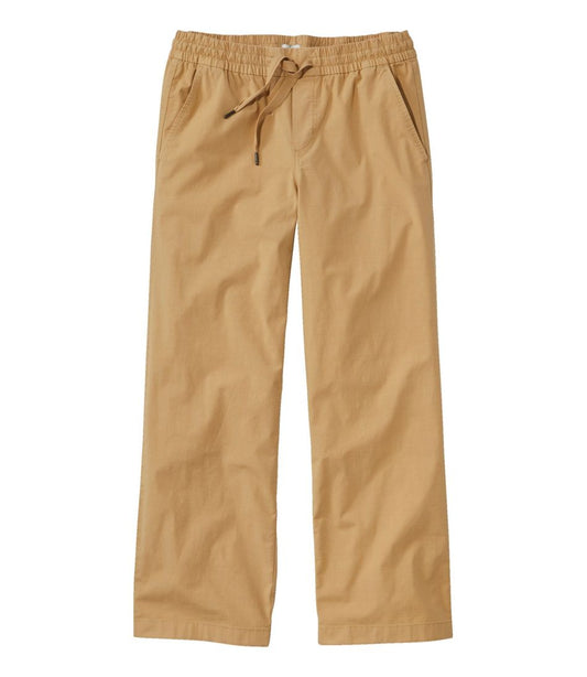 Women's Stretch Ripstop Pull-On Pants, Wide-Leg Ankle / L.L.Bean