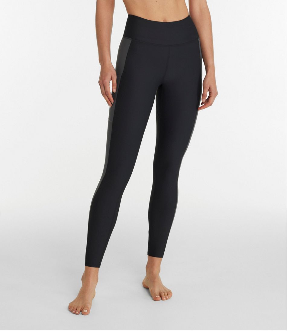 Women's Everyday Performance 7/8 Leggings, High-Rise Pocket Colorblock / L.L.Bean