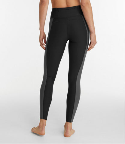 Women's Everyday Performance 7/8 Leggings, High-Rise Pocket Colorblock / L.L.Bean