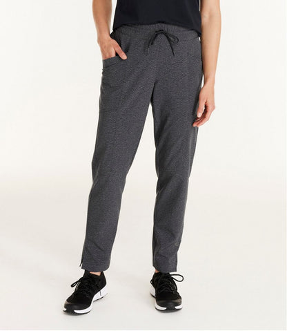 Women's VentureStretch Woven Ankle Pants, Mid-Rise Print / L.L.Bean