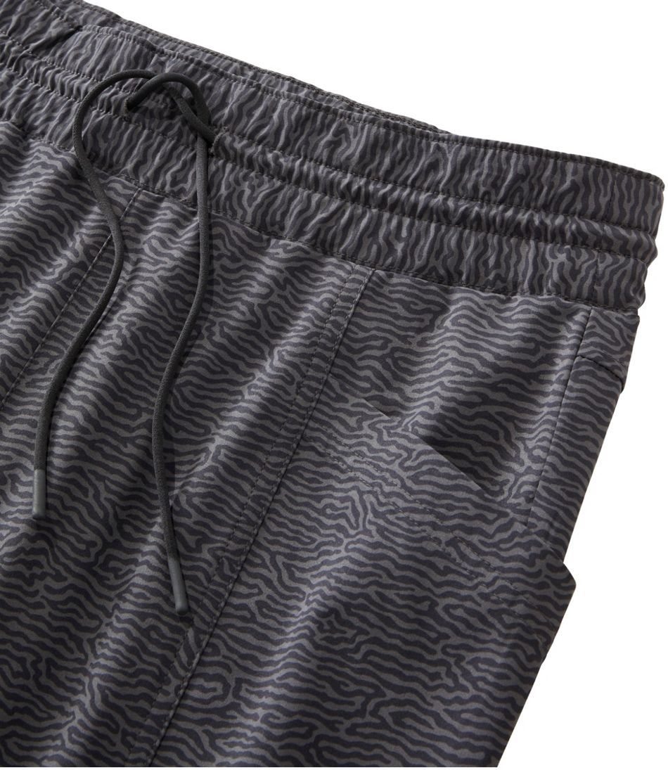 Women's VentureStretch Woven Ankle Pants, Mid-Rise Print / L.L.Bean