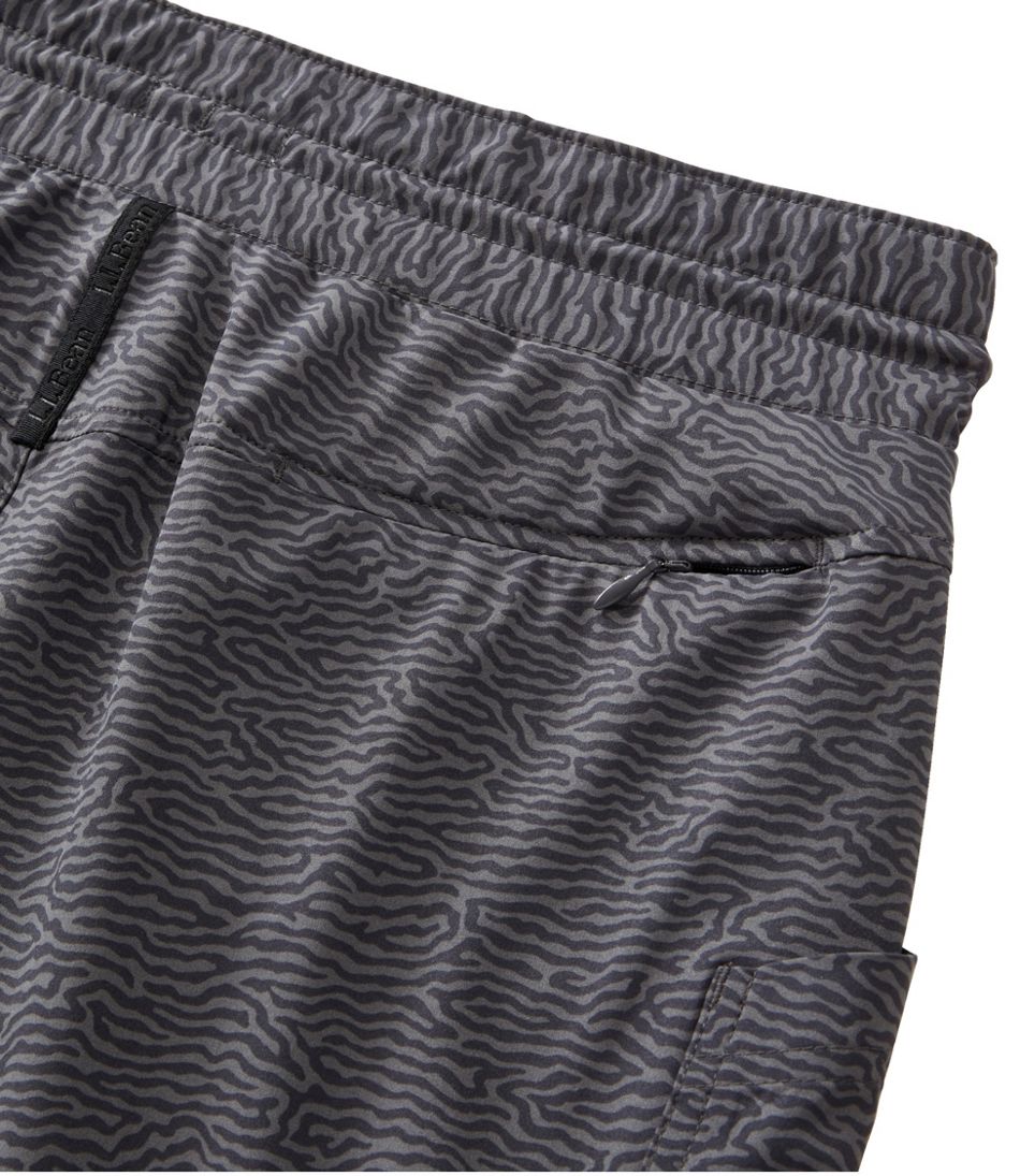 Women's VentureStretch Woven Ankle Pants, Mid-Rise Print / L.L.Bean