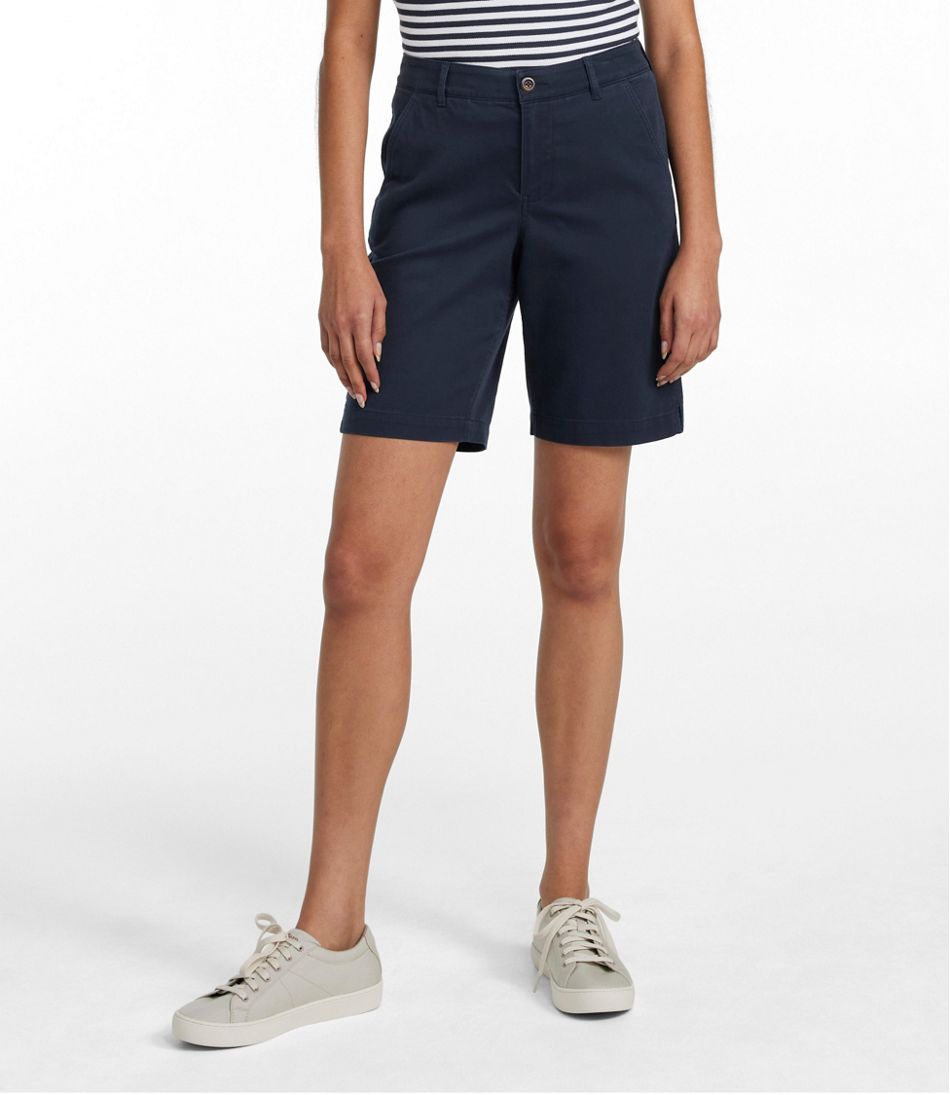 Women's Comfort Stretch Shorts, Chino Bermudas 9" / L.L.Bean