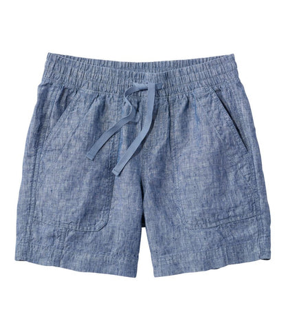Women's Premium Washable Linen Shorts, Mid-Rise 6" / L.L.Bean