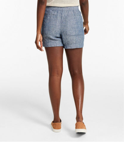Women's Premium Washable Linen Shorts, Mid-Rise 6" / L.L.Bean