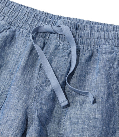 Women's Premium Washable Linen Shorts, Mid-Rise 6" / L.L.Bean