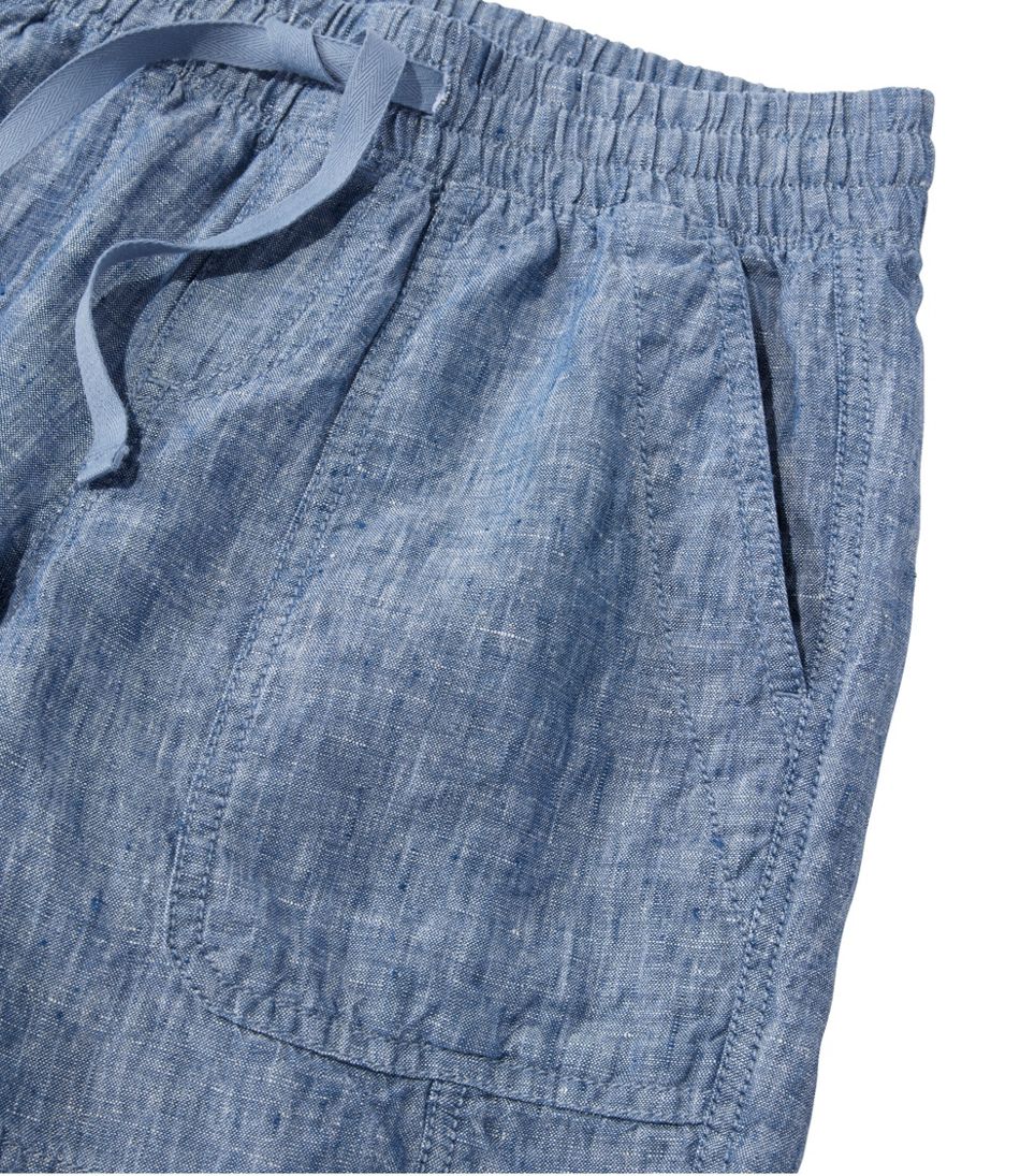 Women's Premium Washable Linen Shorts, Mid-Rise 6" / L.L.Bean
