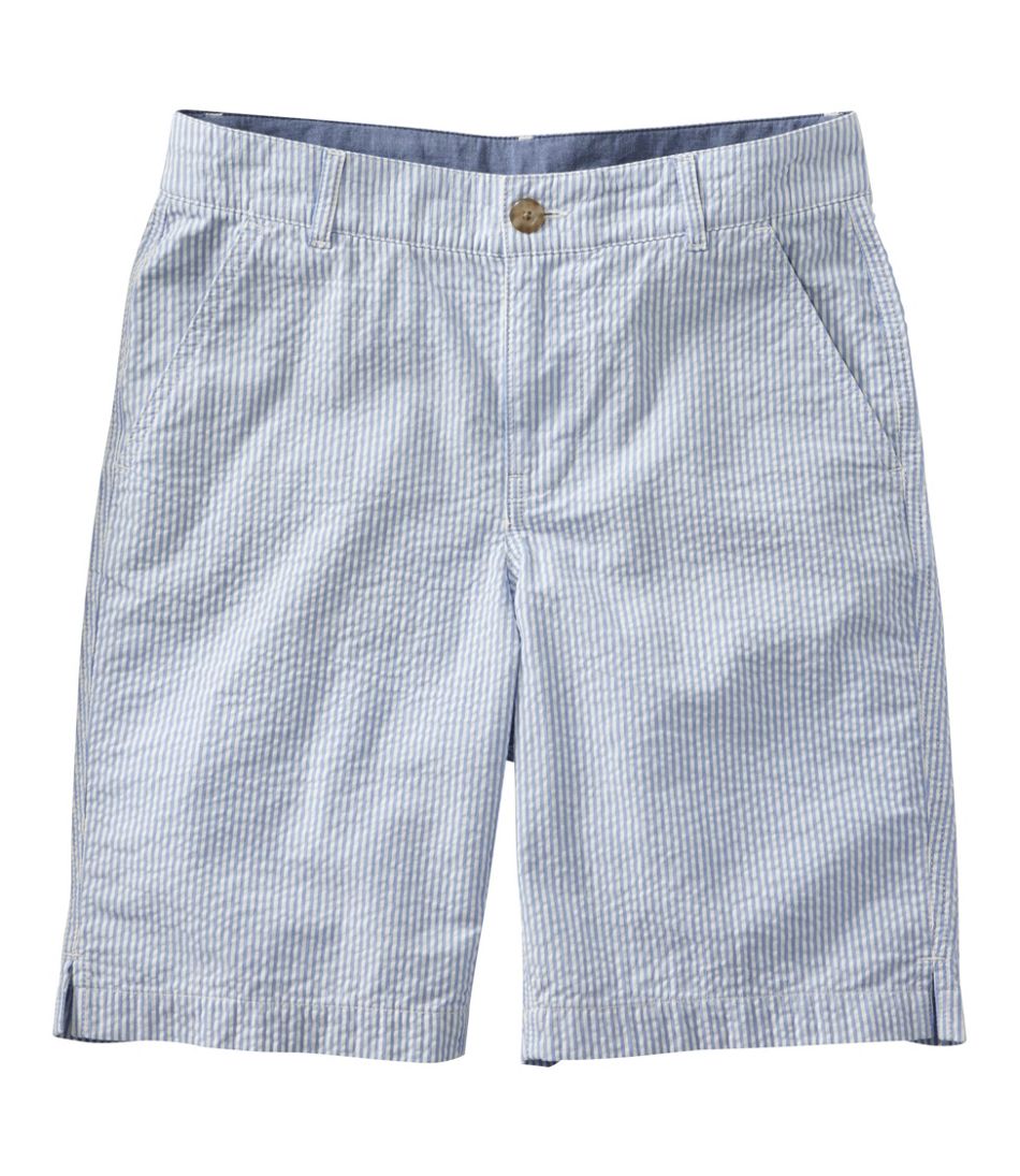 Women's Comfort Stretch Shorts, Seersucker Bermudas 9" / L.L.Bean