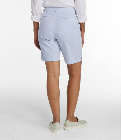 Women's Comfort Stretch Shorts, Seersucker Bermudas 9" / L.L.Bean
