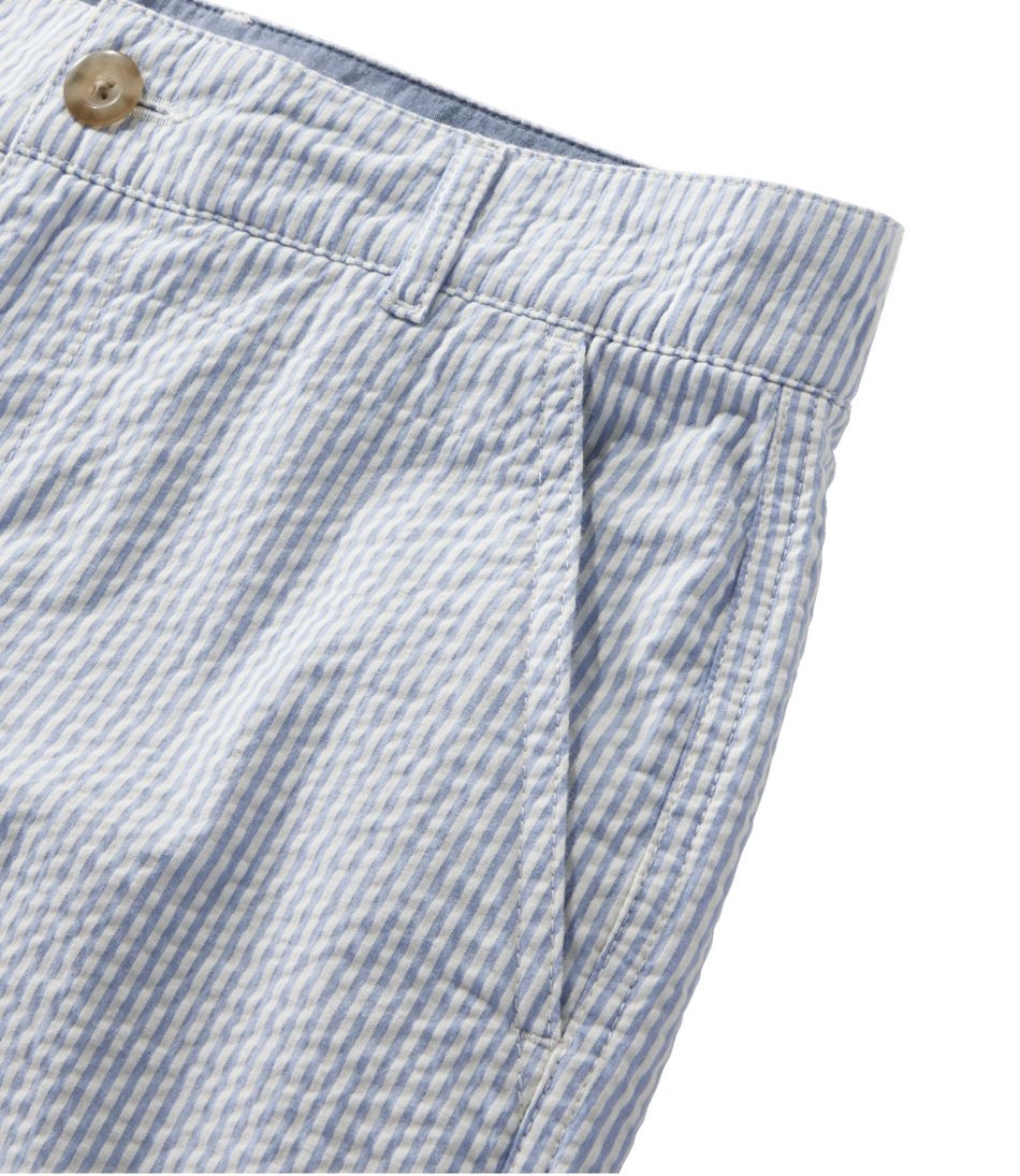 Women's Comfort Stretch Shorts, Seersucker Bermudas 9" / L.L.Bean