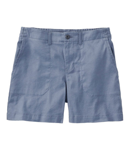 Women's Comfort Stretch Cotton/Linen Shorts, High-Rise 7" / L.L.Bean