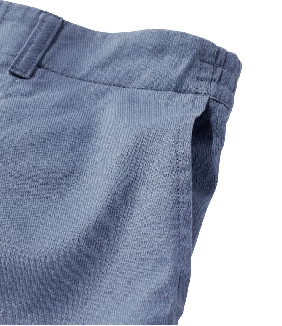 Women's Comfort Stretch Cotton/Linen Shorts, High-Rise 7" / L.L.Bean